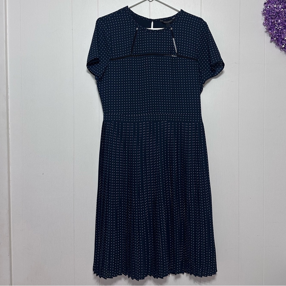 5/$25 - Banana republic polka dot dress NWT pleated skirt